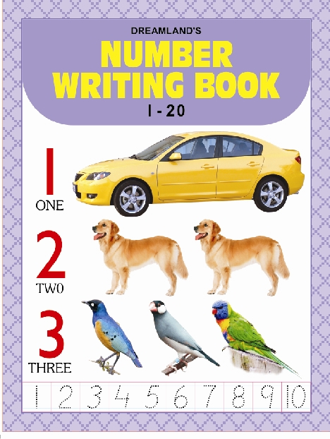 Number writing books - 1 to 20